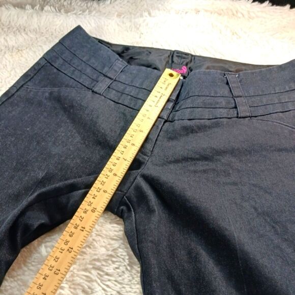 Flirtation Size 14 Stretchy Trouser Style Dark Grey Pants. Flair Style.......... - Picture 8 of 11